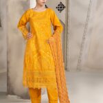 3 Piece - Chikenkari Lawn Suit - V1 - 02