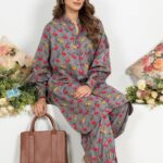 2 Piece - Printed Lawn Suit - V3-05