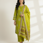 Embroidered 3-Piece Stitched Suit - V4-15 - Pret Ready-to-Wear