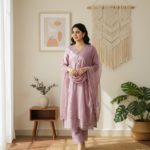 Embroidered 3-Piece Stitched Suit - V4-39 - Pret Ready-to-Wear